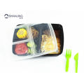 3-compartment Microwave Container FDA Approved BPA free plastic food container